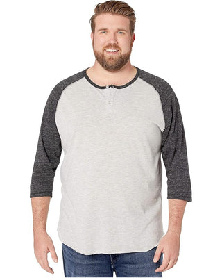 Big & Tall Eco Jersey 3/4 Sleeve Raglan